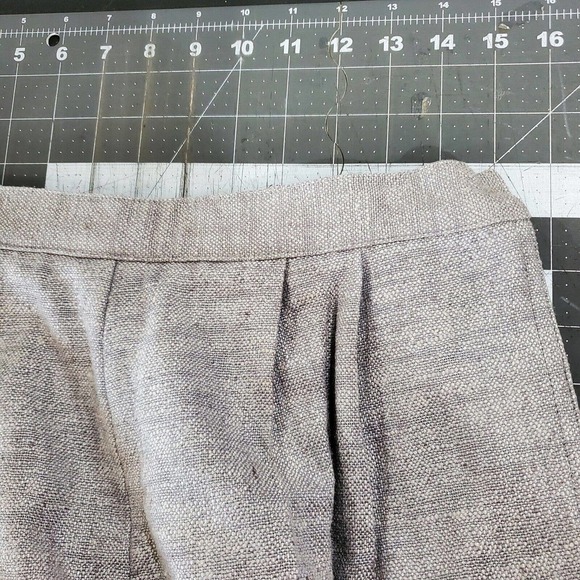 Vintage 70's Weathervane High Rise Lined Gray Pleated Slacks Size 10 - Picture 8 of 10